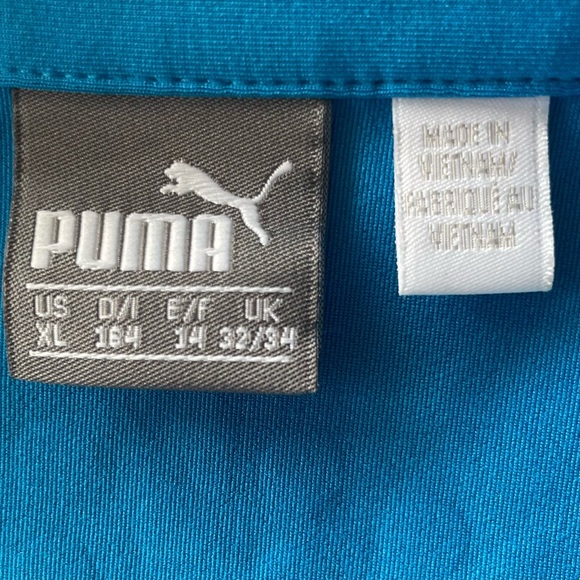 PUMA GOLF Junior GT Titan Stripe Polo Shirt SZ US XL - Picture 9 of 12